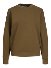 Basic Crewneck Sweat - Brown