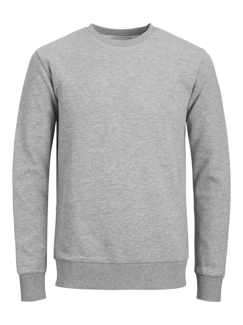 Basic Crewneck Sweat - Light Gray Melange