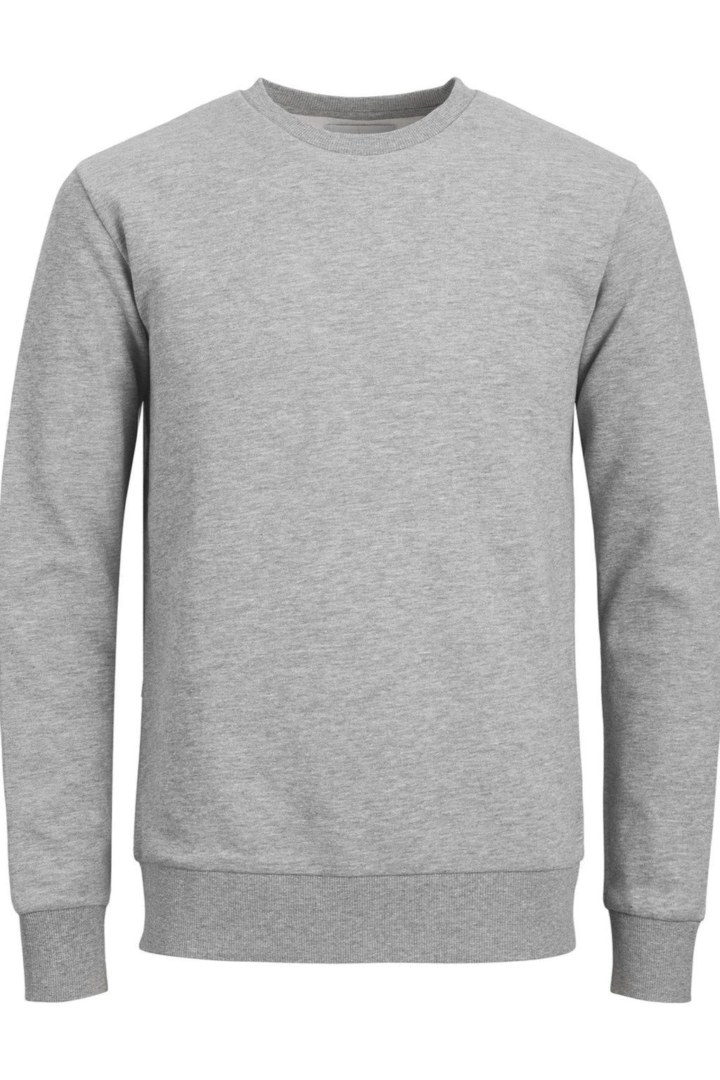 Basic Crewneck Sweat - Light Grey Melange
