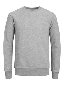 Basic Crewneck Sweat - Light Gray Melange