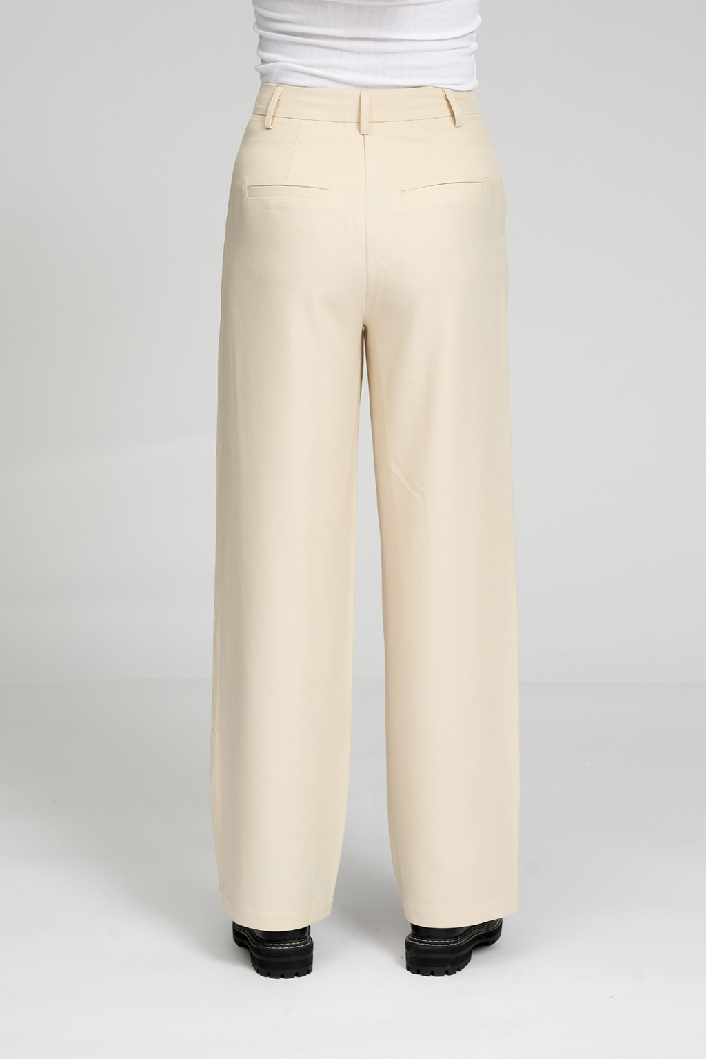 Classic Suit Pants - Beige