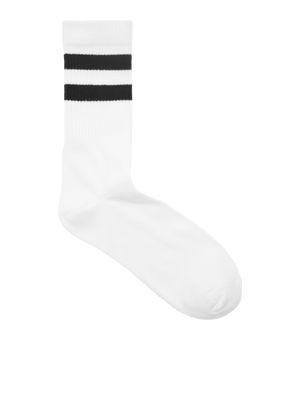 Sports Socks 5 pcs. - White/Black