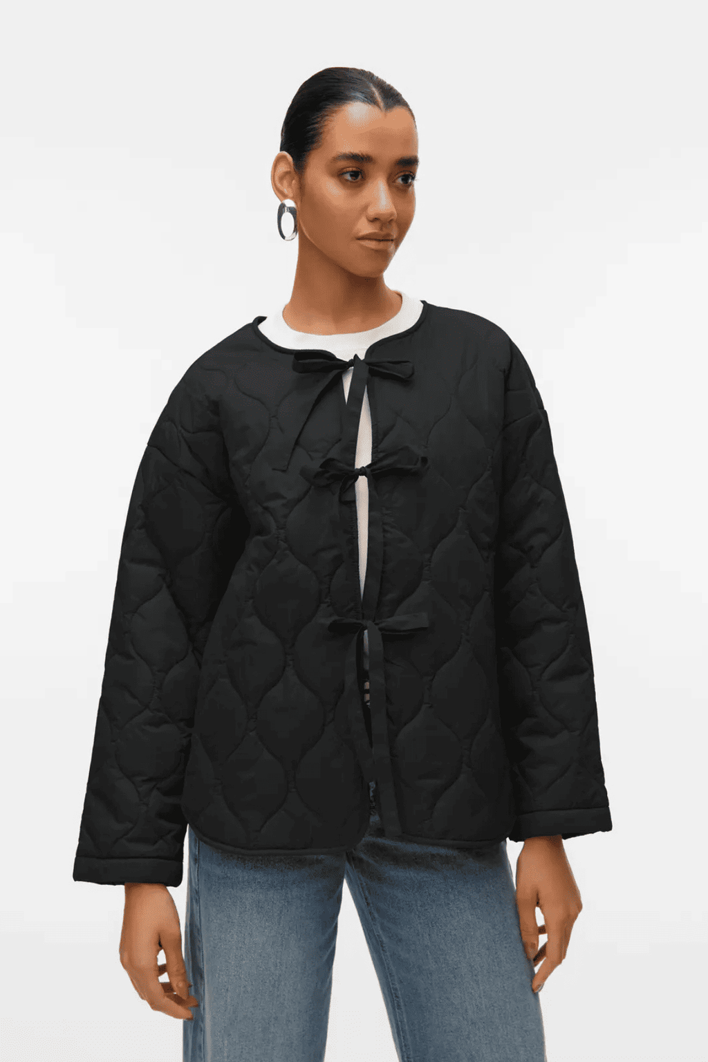 Sabine LS Quilted Jacket - Black