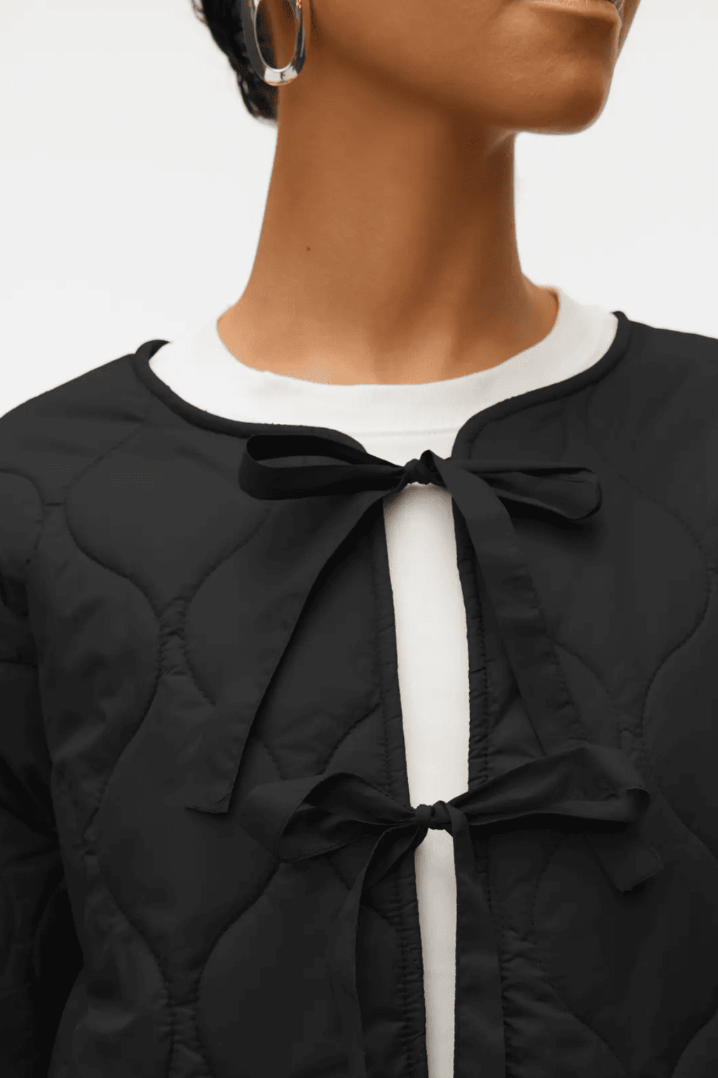 Sabine LS Quilted Jacket - Black