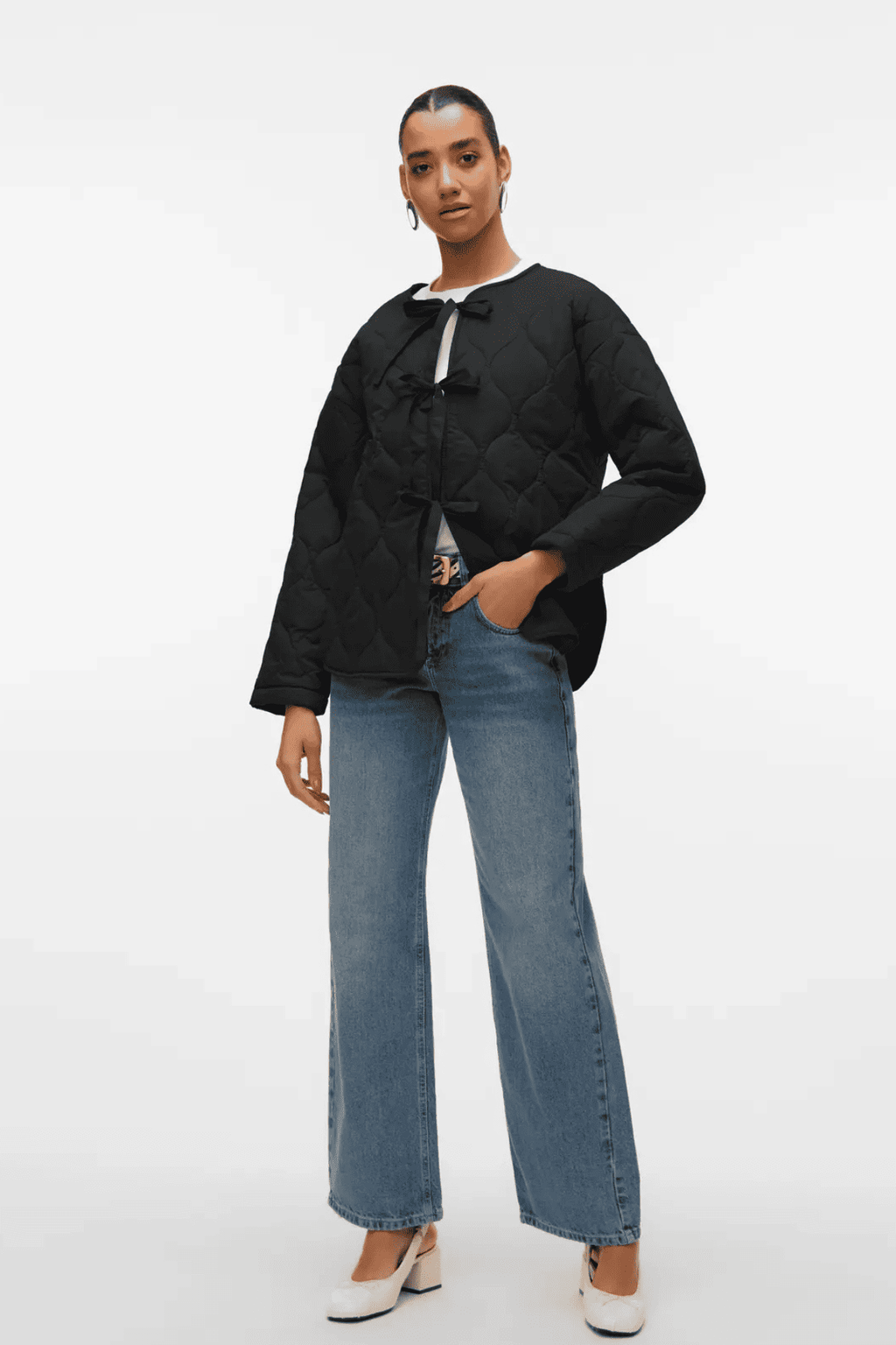 Sabine LS Quilted Jacket - Black