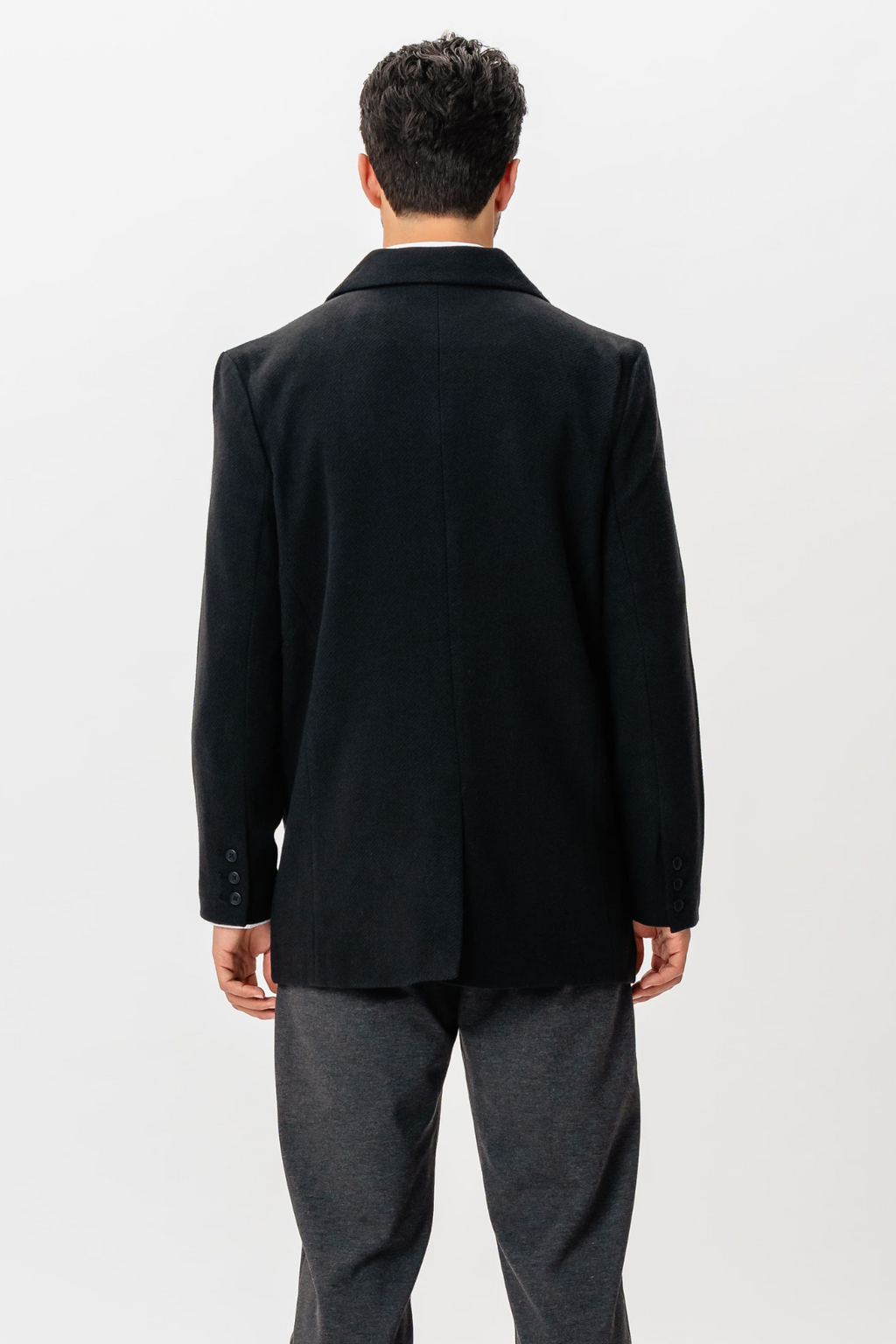 Klassieke jas - Zwart