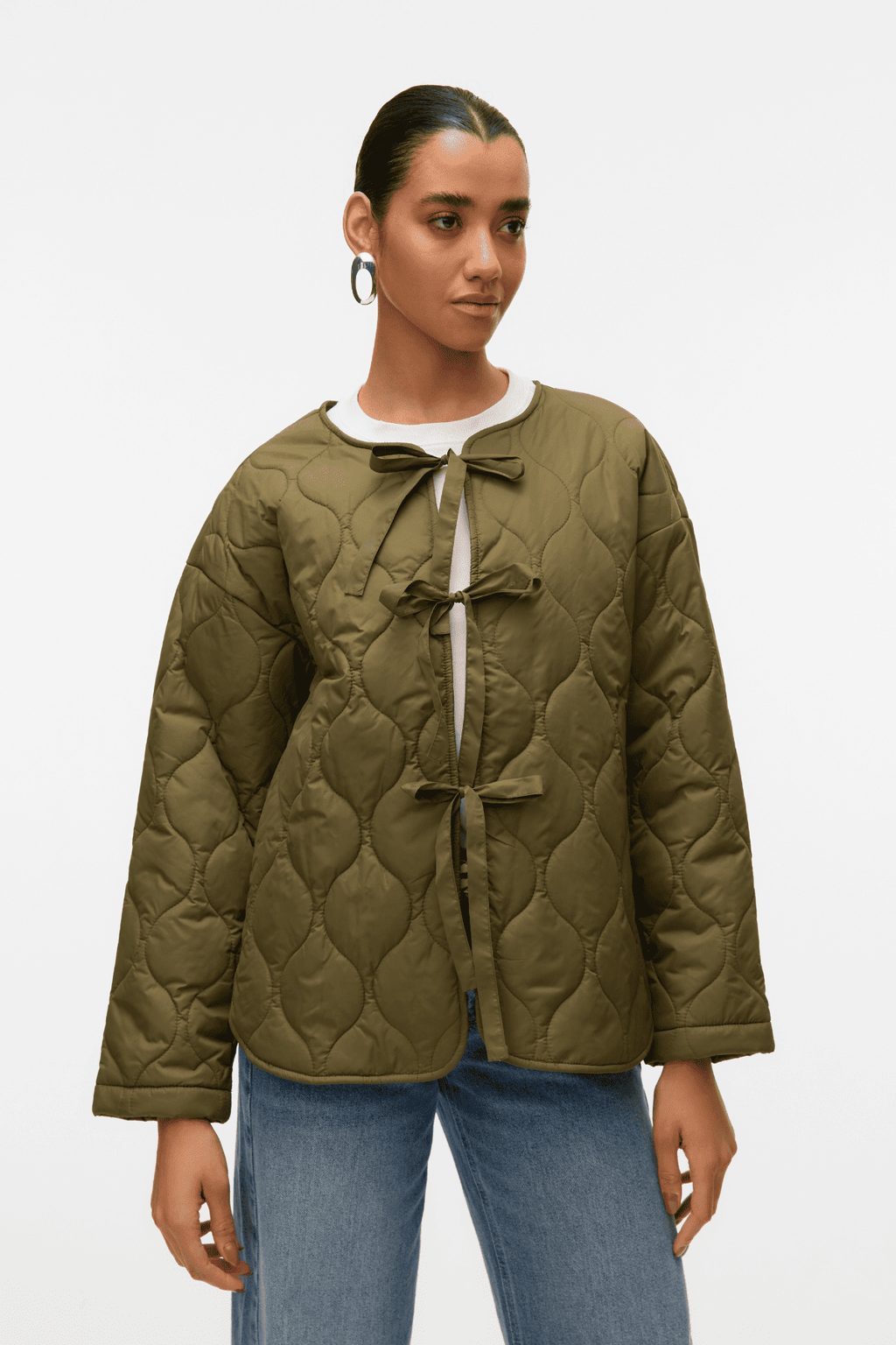 Sabine LS Quilted Jacket - Rifle Green