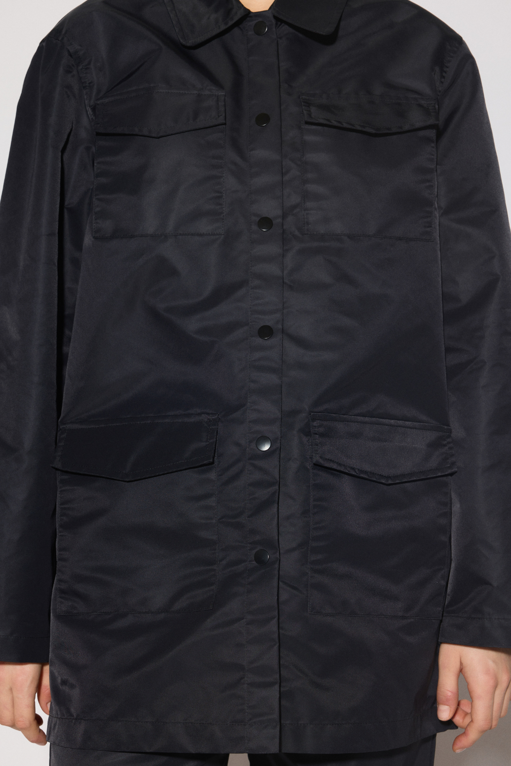 NECO Oversize Shirt - zwart