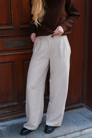Emma Pants Los - beige