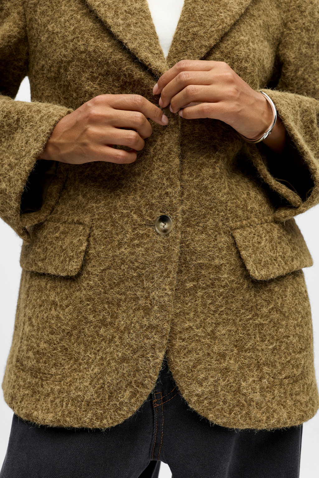 Celina l/s lo jas - diep korstmosen groen