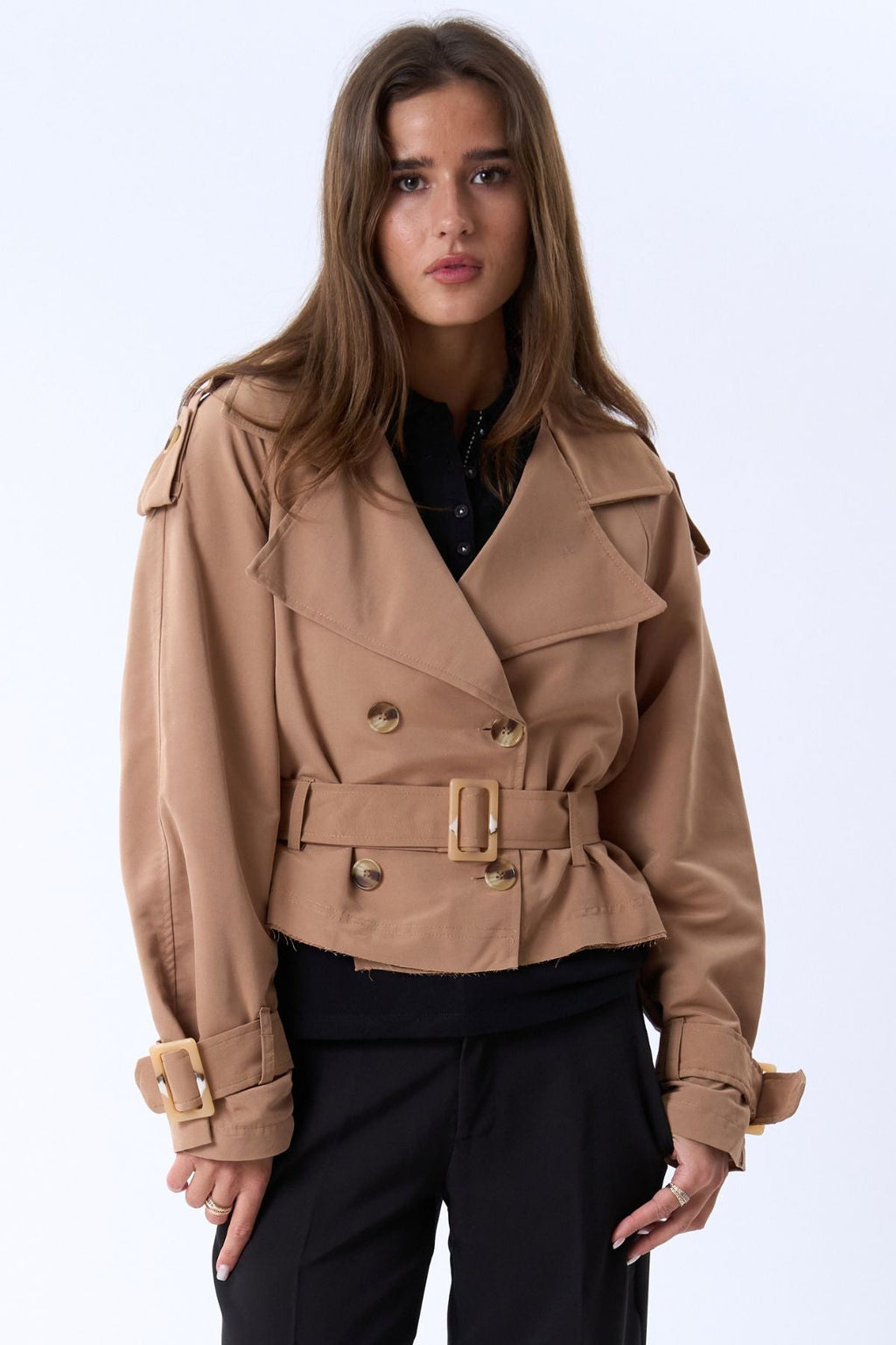 Julieta Short Jacket - Khaki