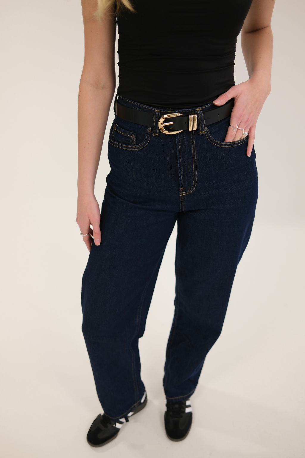Ivy -riem - zwart