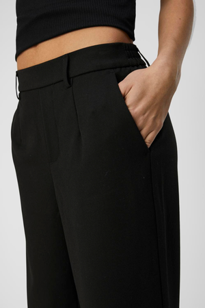 Lisa wijd Pants - Zwart
