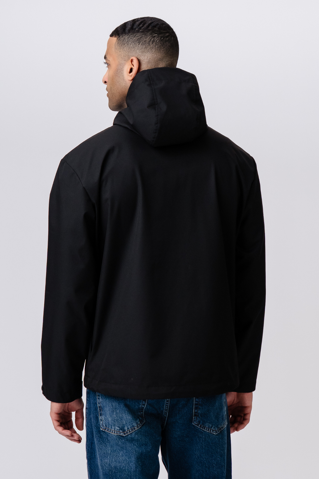 Klassiek regenjack - zwart