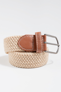 Stretch Riem - Geel Beige