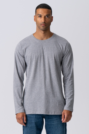 Basic Long-sleeved T-shirt - Gray