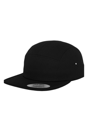 5 Panel Cap - Black