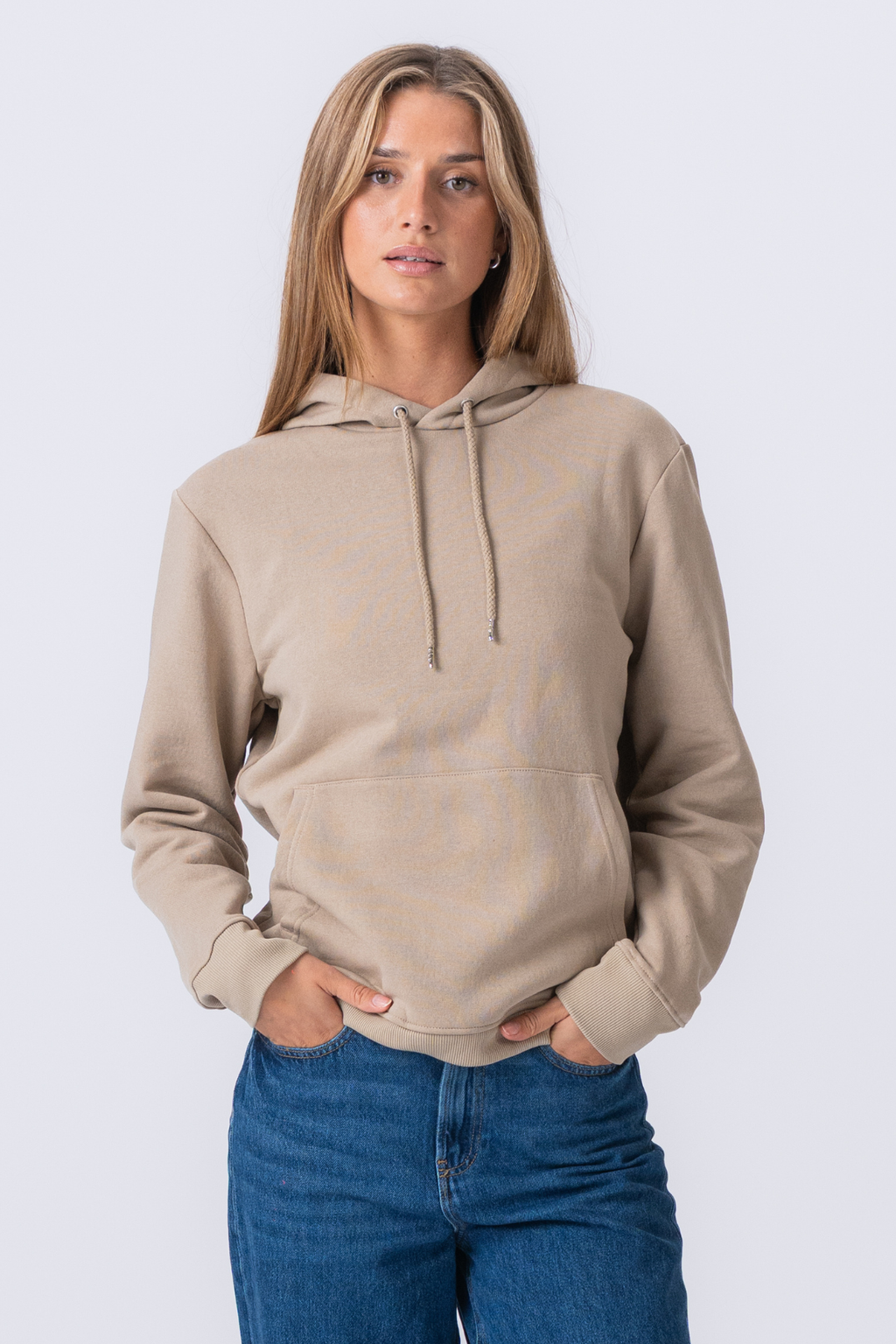Sweatshirt hoodie - zand