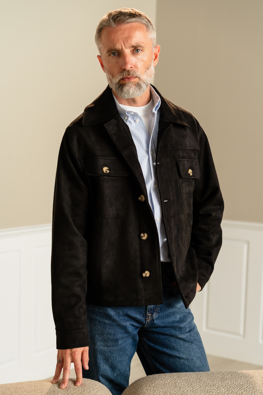 Callum jas - zwart