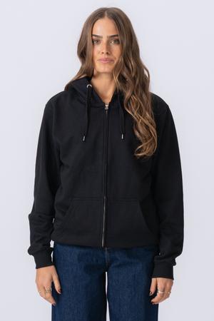 Basic Zip Hoodie - Zwart