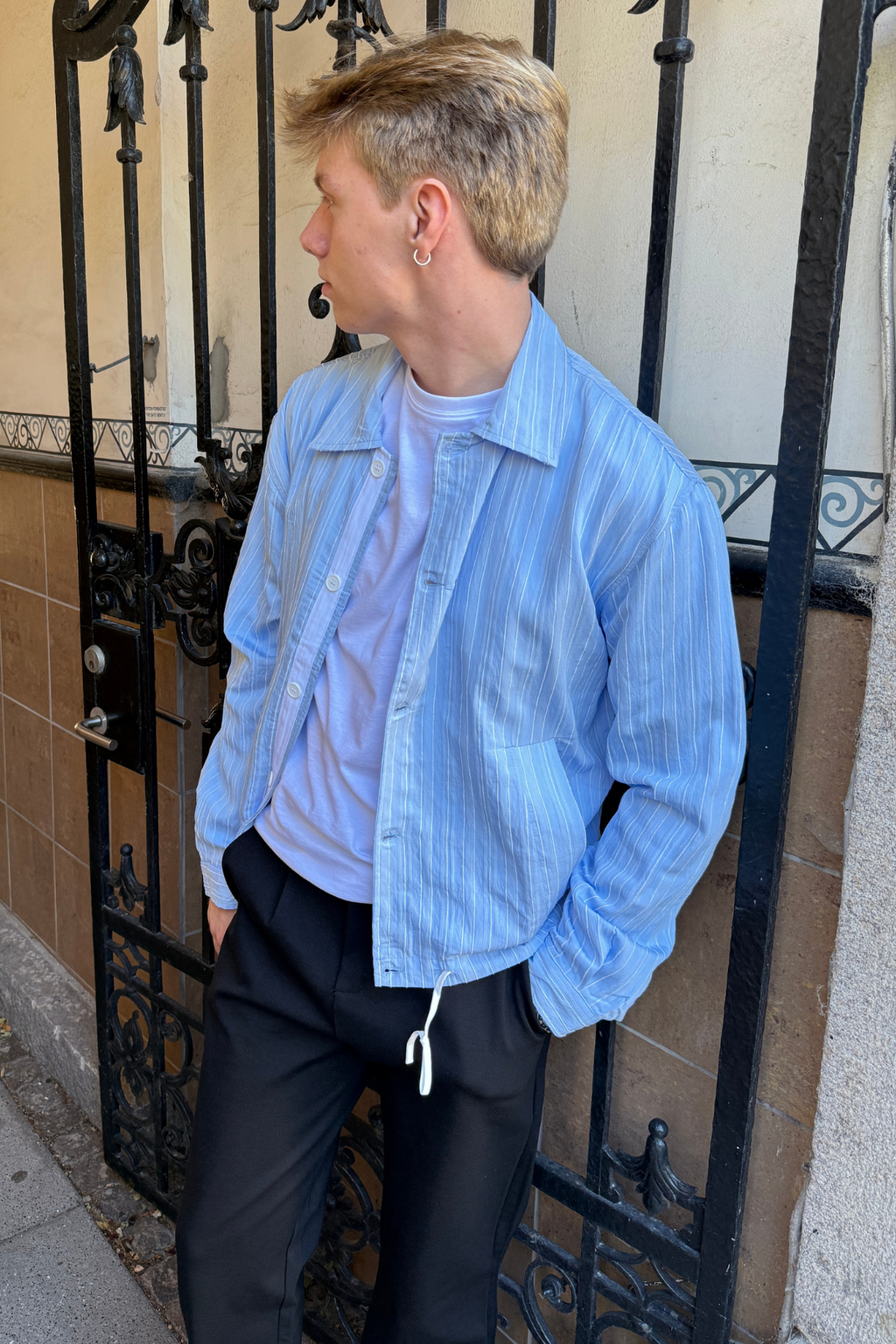 Ezra -jas - lichtblauw