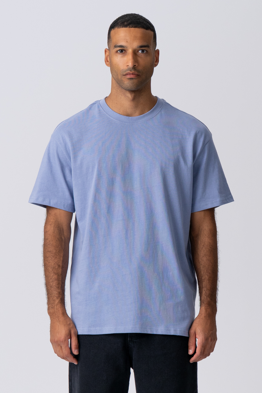 Zwaar Oversized T -shirt - Viola blauw