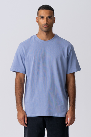 Zwaar Oversized T -shirt - Viola blauw