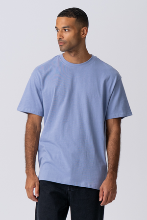 Zwaar Oversized T -shirt - Viola blauw