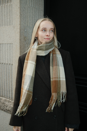 Sjaal - Kaki