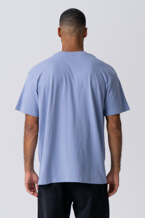 Zwaar Oversized T -shirt - Viola blauw