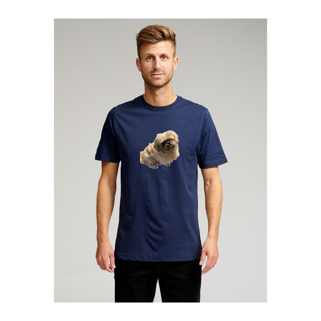 Biologisch Basic T -shirt - marine