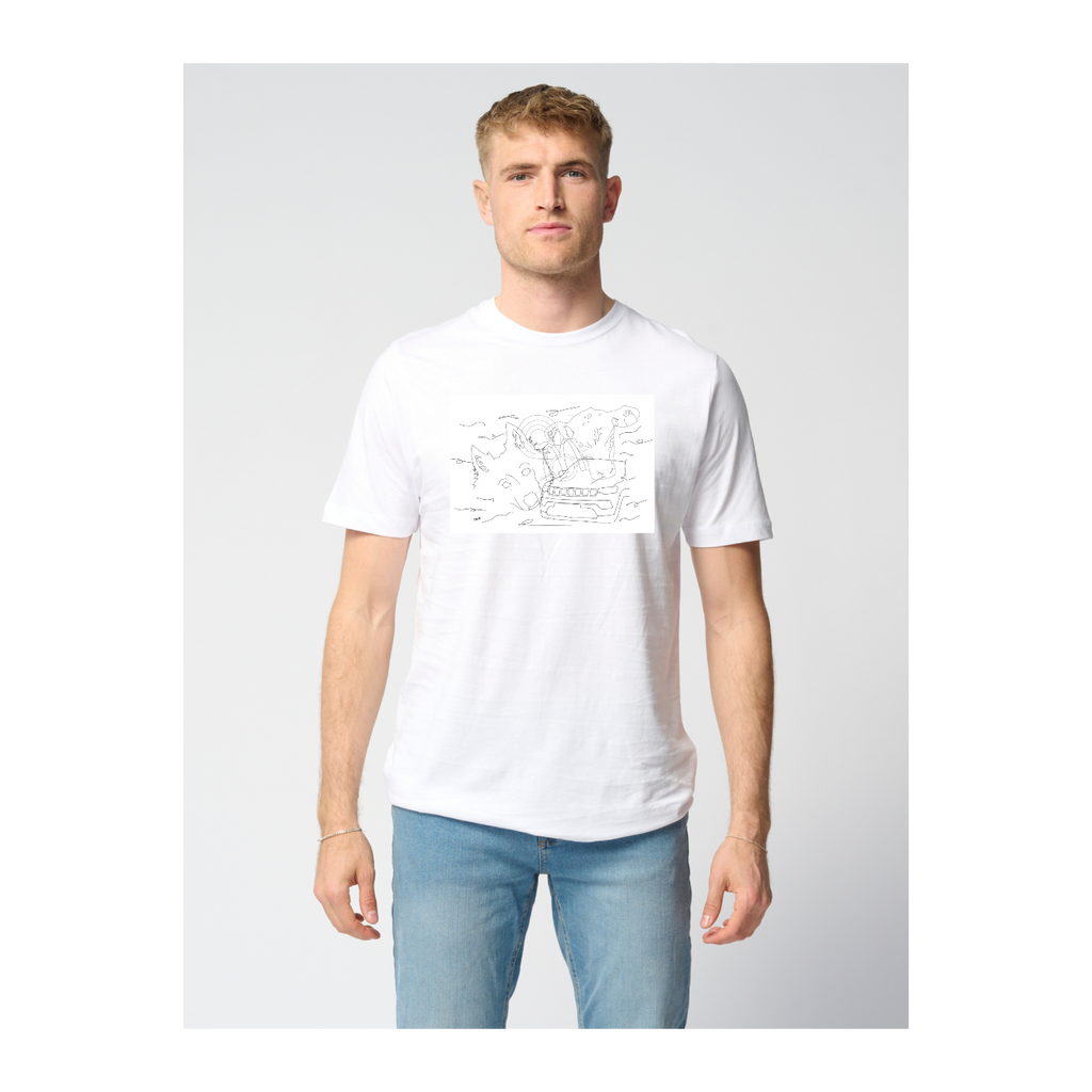 Biologisch Basic T -shirt - Wit