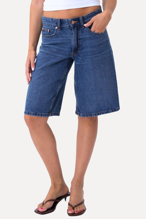 Denim Shorts - Medium blue