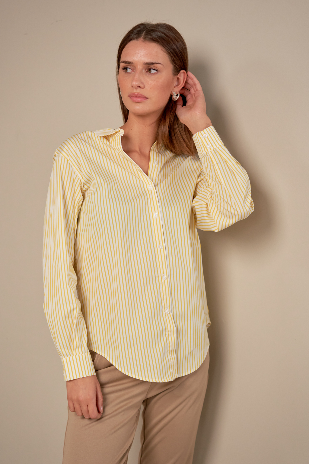 Tutta lo l/s shirt - geel