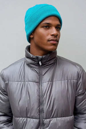 Classic beanie - Cyan Blue