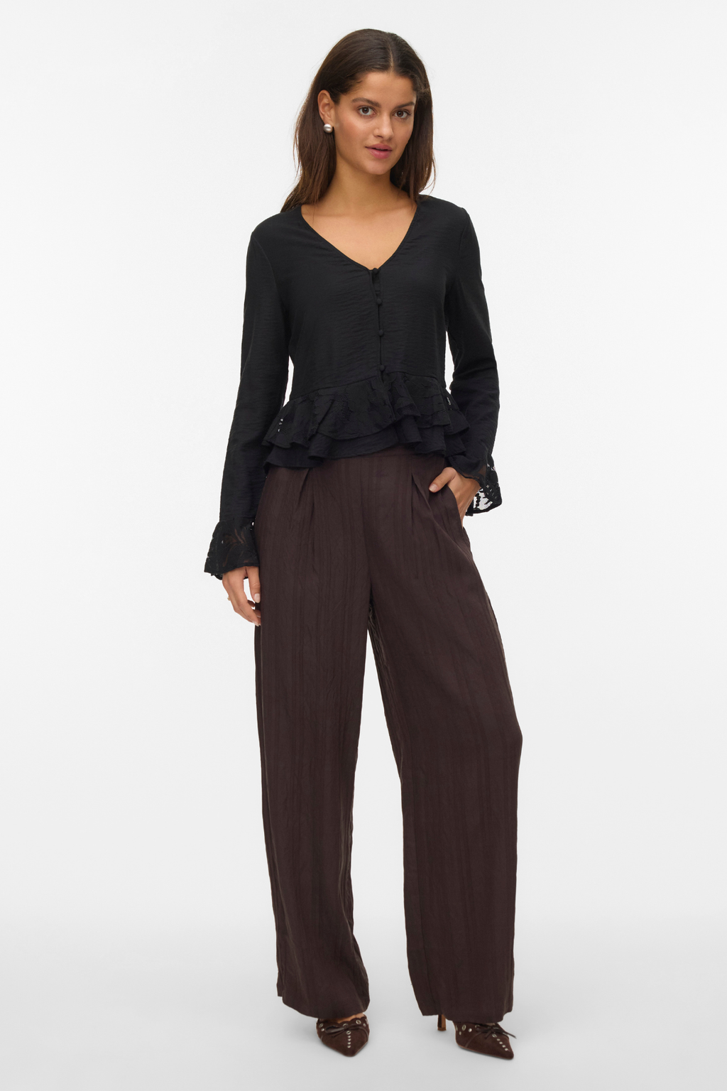 Irine rechte broek - chocoladetort