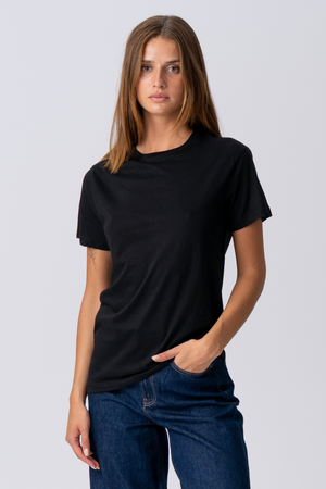 Basic Licht T -shirt - zwart