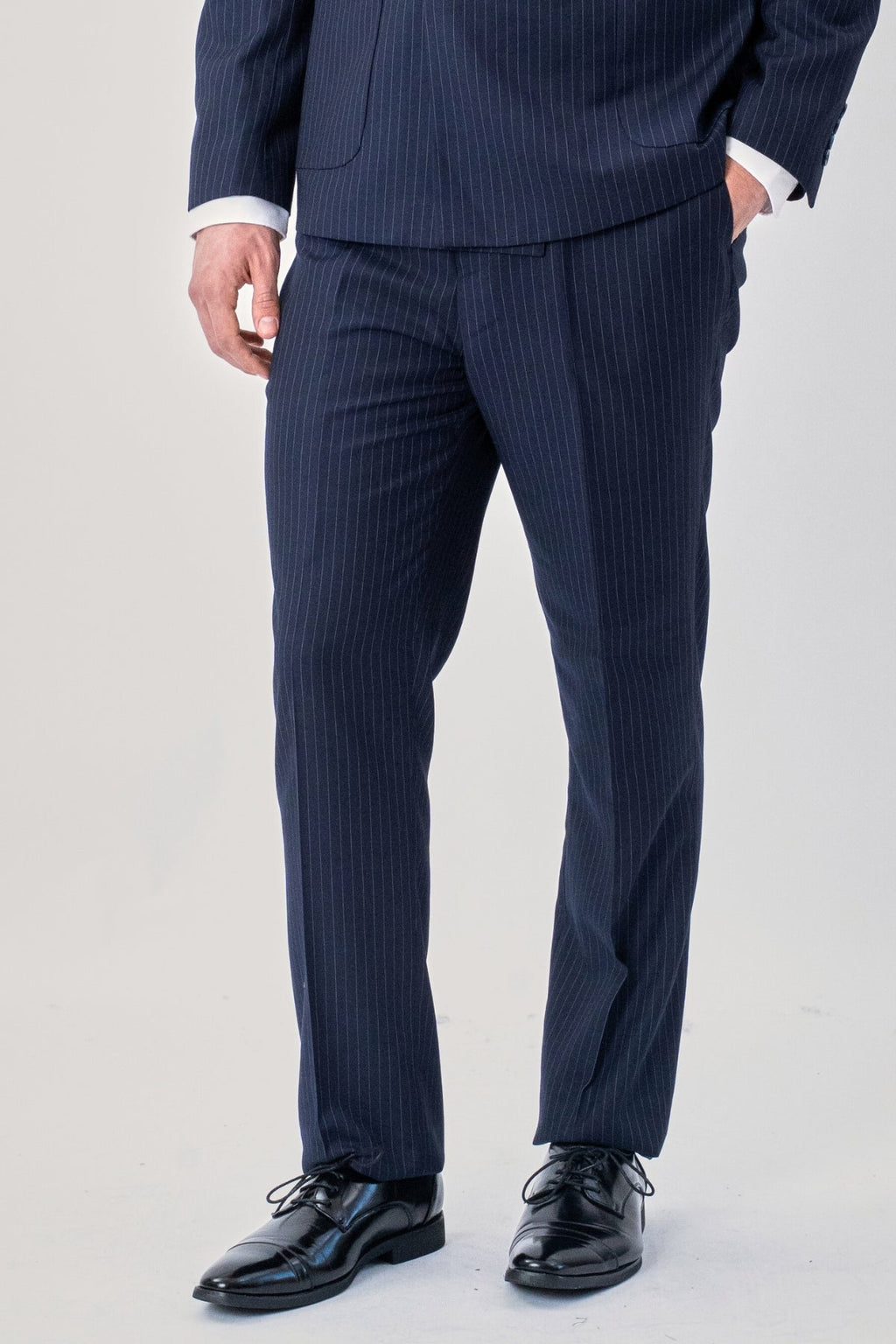 Classic Pants - Navy Pinstripe