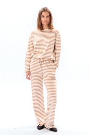 Gestript Pants - Beige