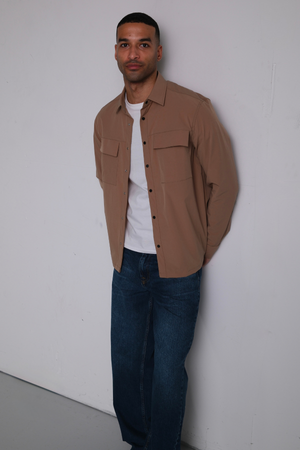 Silas Overshirt - Brown