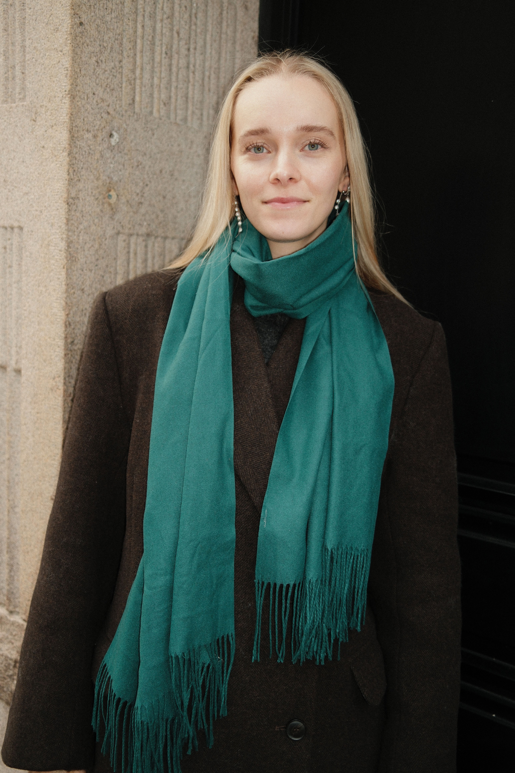 Sjaal - Donkergroen