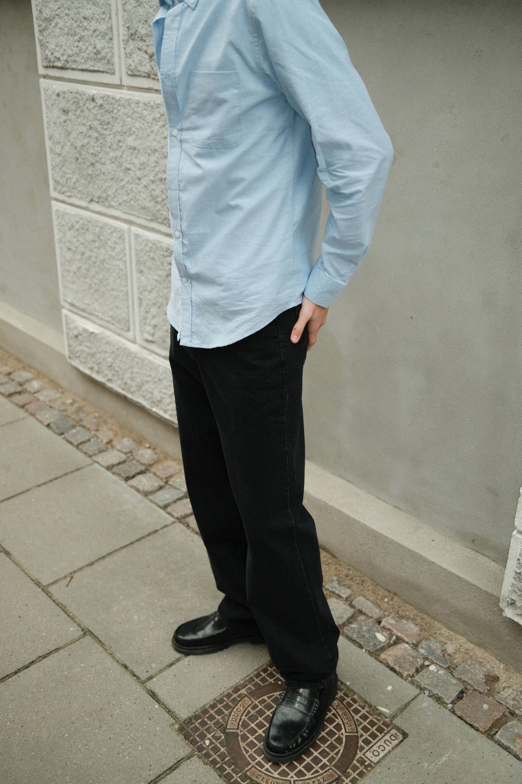 Baggy Jeans - Black Denim