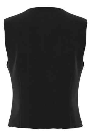 Kamil Fitted Vest - Black