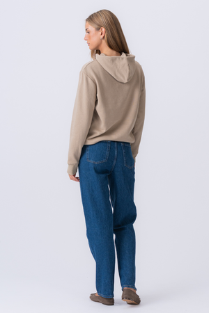 Sweatshirt hoodie - zand