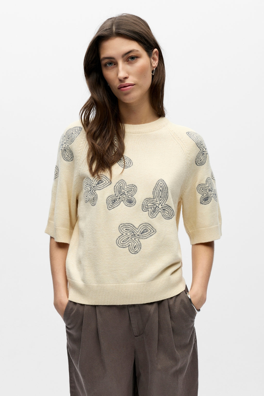 Laney Rubin trui - Sandshell Sky