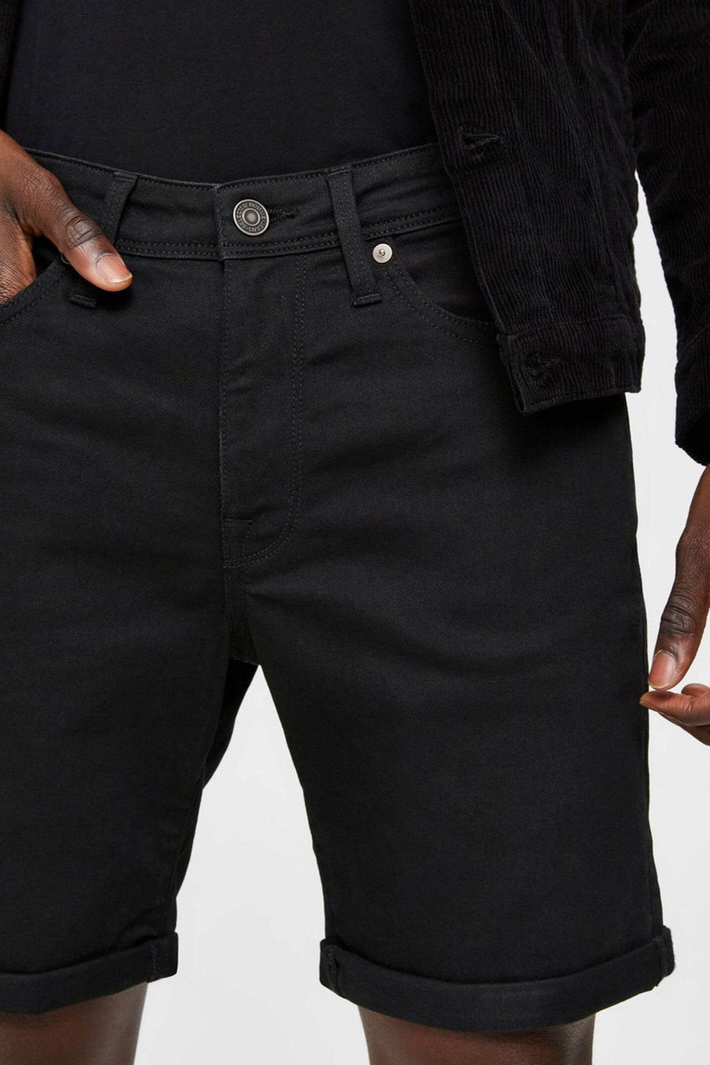 Denim Shorts - Black