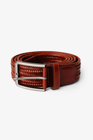 Cali Leather Belt - Brown