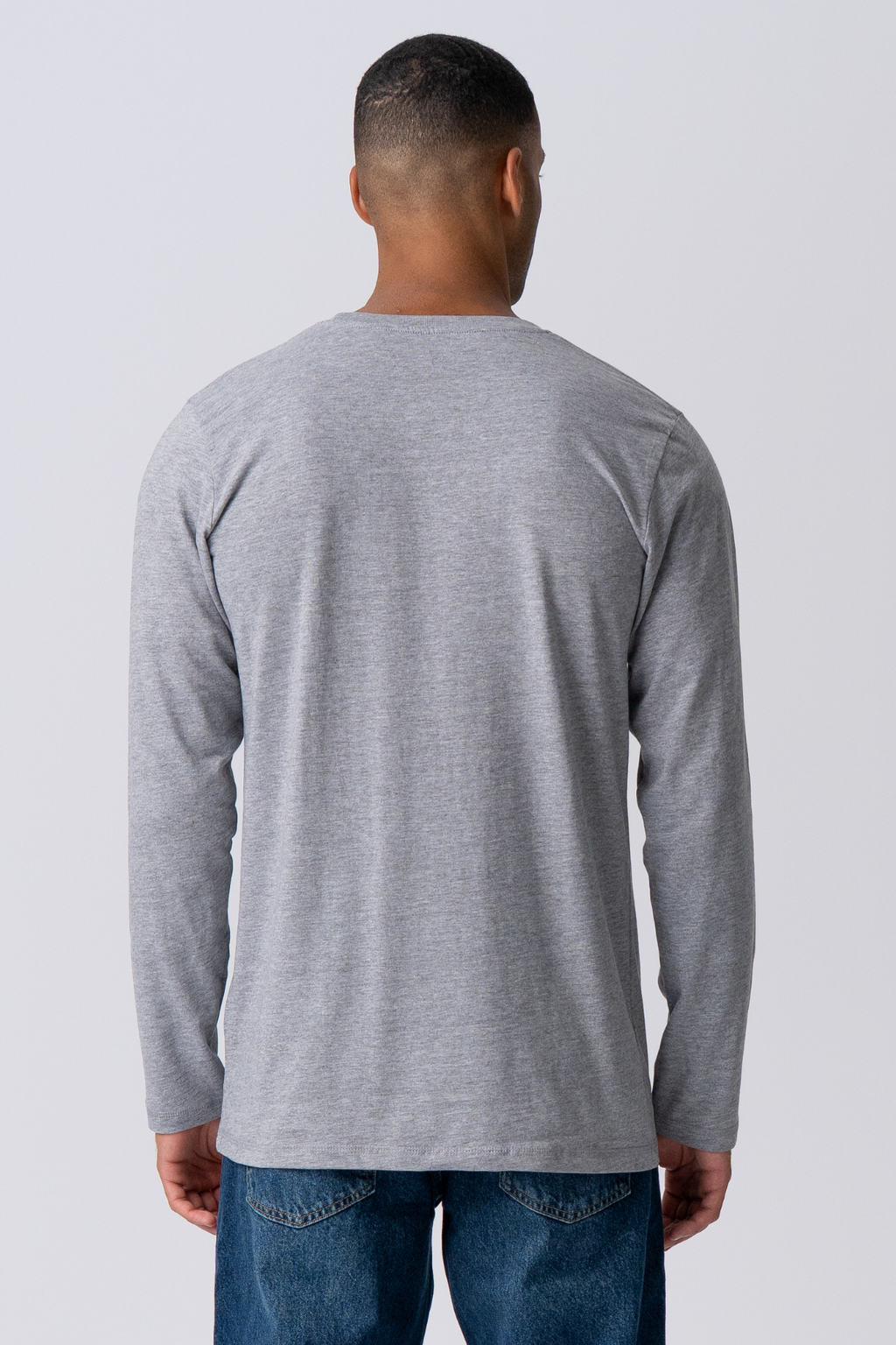Basic Long-sleeved T-shirt - Gray