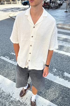 Shirt met korte mouwen - wit