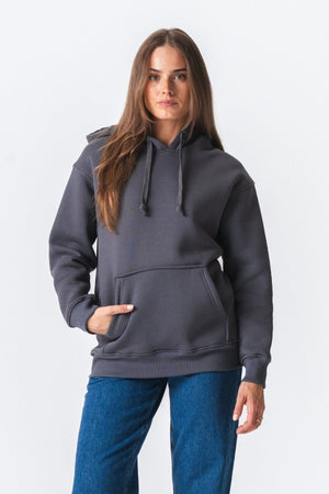 Stella Oversized Hoodie - donkergrijs